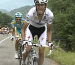 Andy Schleck pendant la neuvime tape du Tour de France 2010